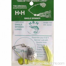 H&H Lure Original Spinner Bait Single Blade, 3/8 oz 552389741